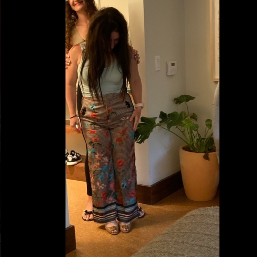 Zara silk pants